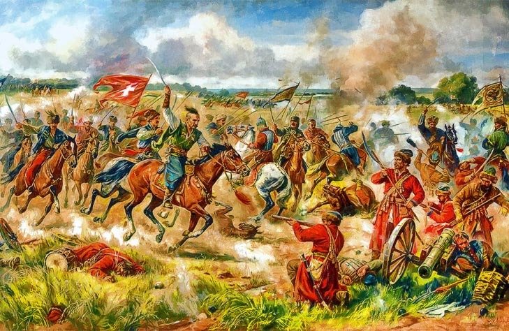 Конотопська битва 1659 року. Картина Артура Орльонова