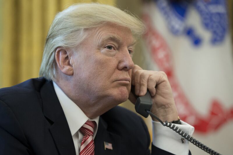US President Donald J. Trump makes a phone call to Prime Minister of Ireland to Leo Varadkar