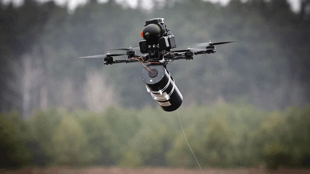 Тінь безпілотника: феномен дронофобії 1 FPV-дрон на оптоволокні / Фото AP