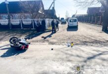 У Рівненській області упродовж вихідних сталося 6 ДТП за участі мотоциклістів