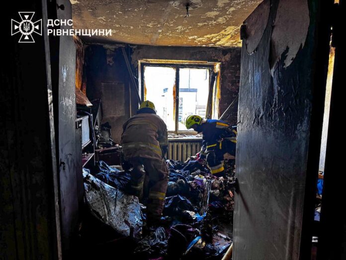Смертельна пожежа у Рівному