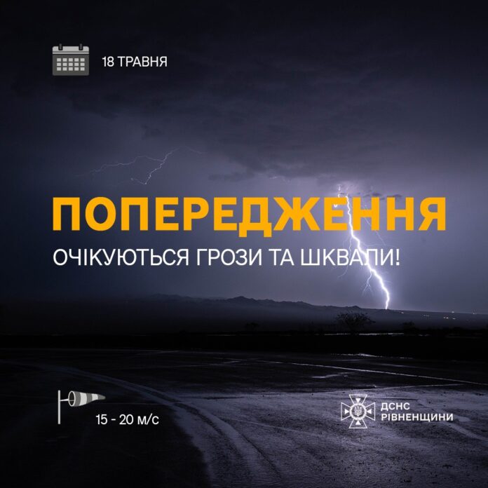 Грози на Рівненщині Грози на Рівненщині