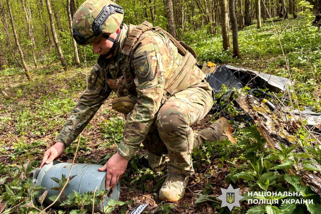 Уламки збитих БПЛА знешкодили на Рівненщині 2 уламки збитих БпЛА