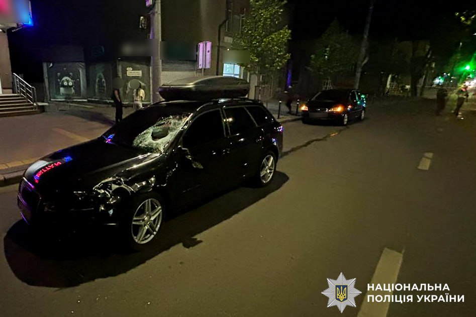 Смертельна аварія у Рівному 24 травня: водій Audi збив пішохода на Соборній 1 Місце нічної ДТП на Соборній у Рівному