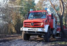 У Сарненському районі загоряння у лісовому масиві Пожежа у лісовому масиві