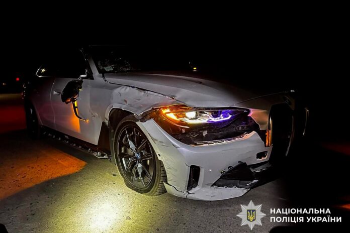 Пошкоджений автомобіль BMW у Сарнах Смертельна нічна ДТП