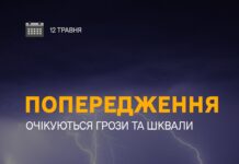 На 12 травня у Рівному та області попереджають про І рівень небезпеки рівень небезпеки