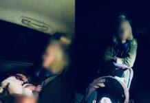 Патрульні допомогли жінці з немовлям, яка вночі йшла узбіччям автодороги Патрульні допомогли жінці з немовлям, яка вночі йшла узбіччям автодороги