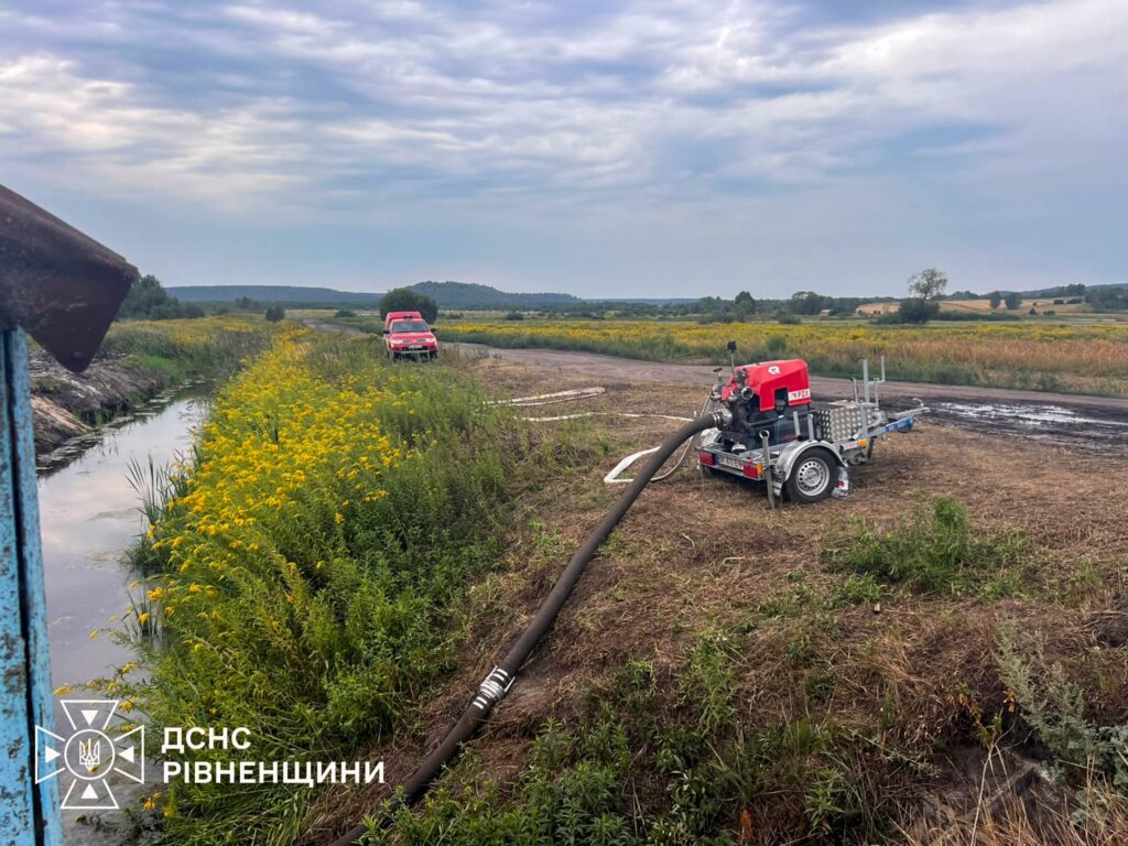 На Рівненщині рятувальники та лісівники ліквідовують лісову пожежу 2