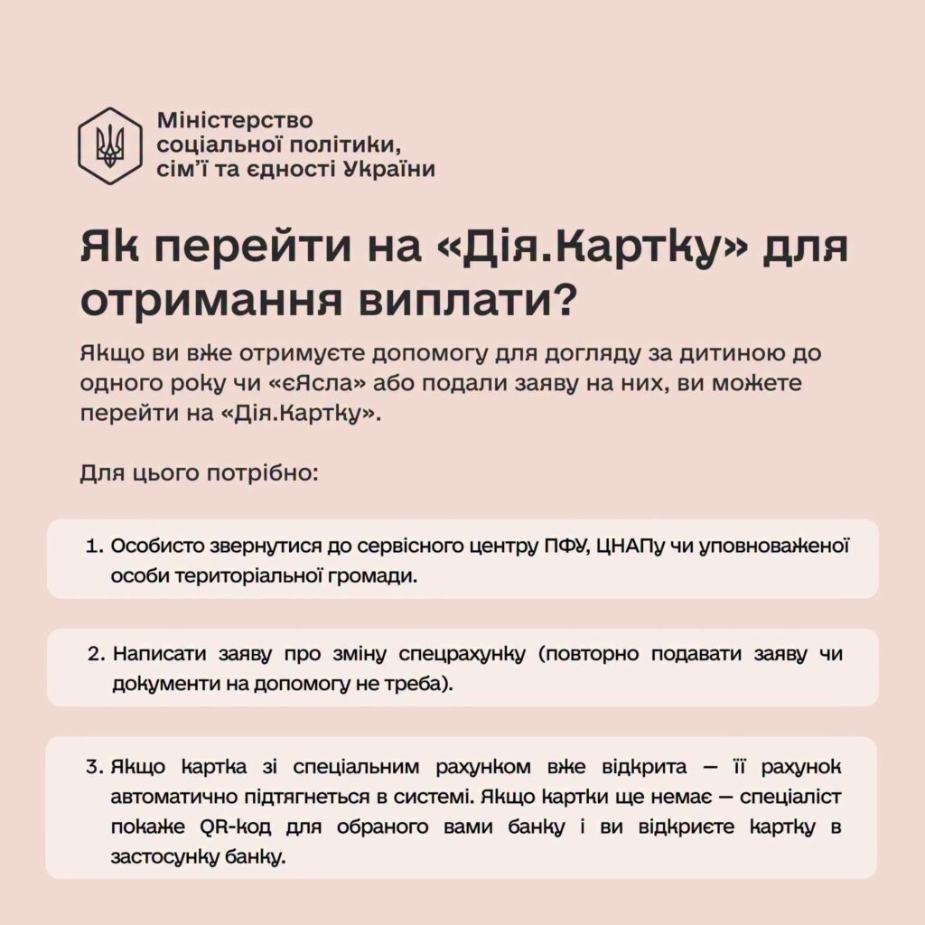 Виплати на дітей надходитимуть по-новому: як жителям Рівненщини відкрити спеціальний рахунок 2 Турбота про дитину