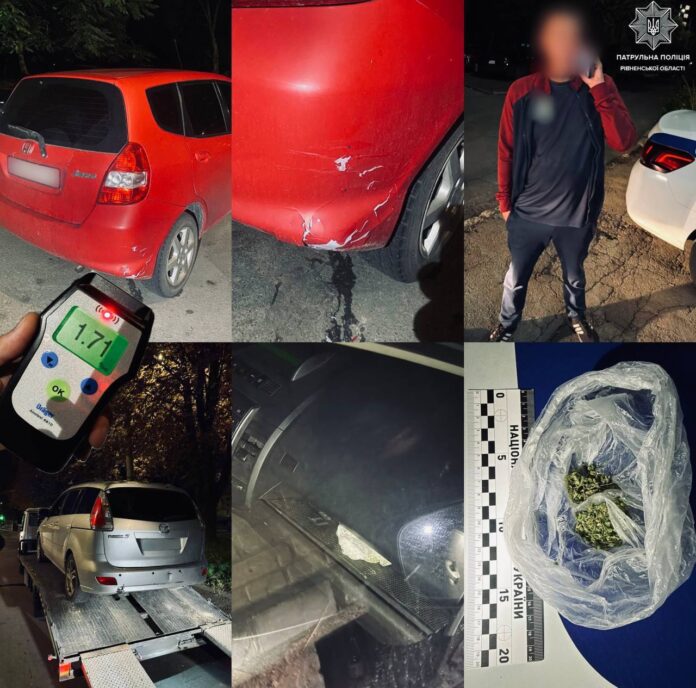 П'яний водій скоїв ДТП у Рівному п’яний водій