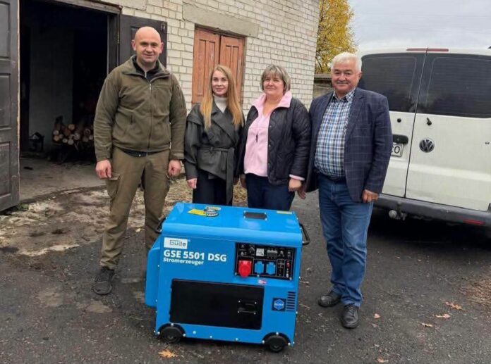 Допомога від німецьких благодійників Клесівська громада