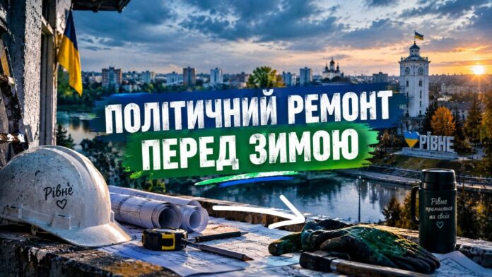 Політичний ремонт перед зимою у Рівному ПОЛІТИЧНИЙ РЕМОНТ ПЕРЕД ЗИМОЮ