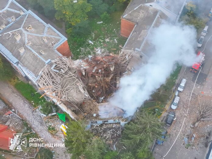 Удар по Рівному 13 жовтня