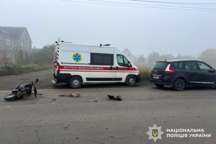 У Володимирці внаслідок ДТП травмувалася водійка скутера У Володимирці внаслідок ДТП травмувалася водійка скутера